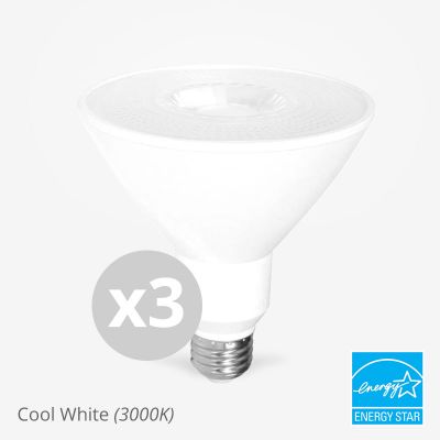90w equivalent PAR38 Reflector Cool White 15,000-hour Dimmable LED 